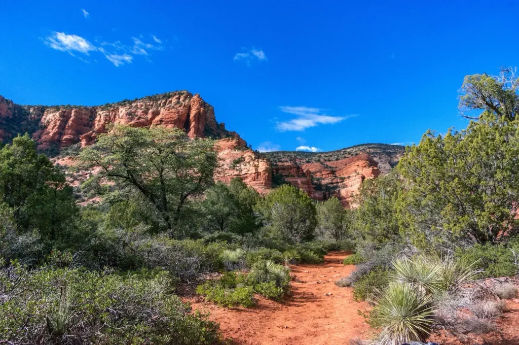 easy and short hikes in Sedona - Fay Canyon